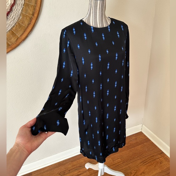 Equipment Femme Lightning Bolt Shift Dress Women's Extra large - Picture 3 of 10